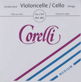 Corelli 480 strängset för cello, stål, medium