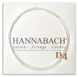 Hannabach 890 3/4 D4 bassträng för barngitarr, medium tension