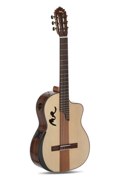 Manuel Rodriguez elektroakustisk Café Cortado Cutaway - Santos Rosewood (högblank)