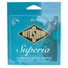 Rotosound-strängar för klassisk gitarr Superia CL1 – set CL1 normal ball end (CL1)