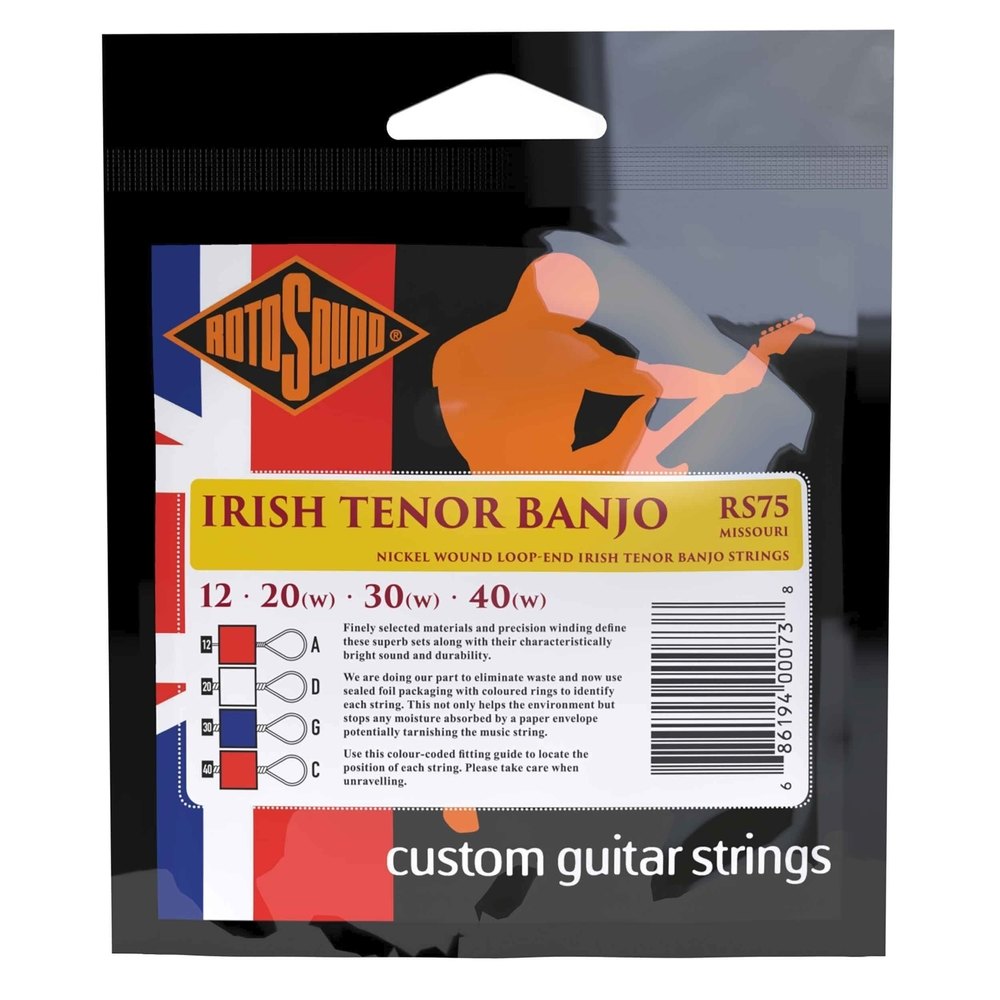 Rotosound RS75 Missouri strängset för 4-strängad tenorbanjo