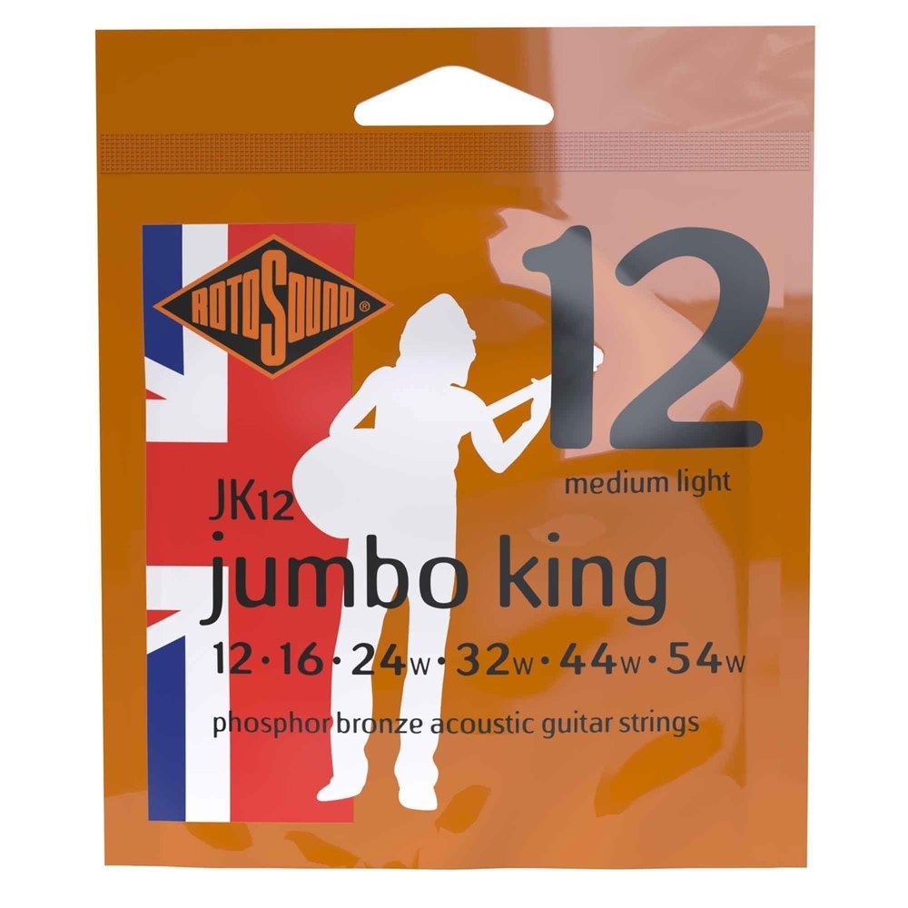 Rotosound Jumbo King JK12 westerngitarrsträngar 12-54
