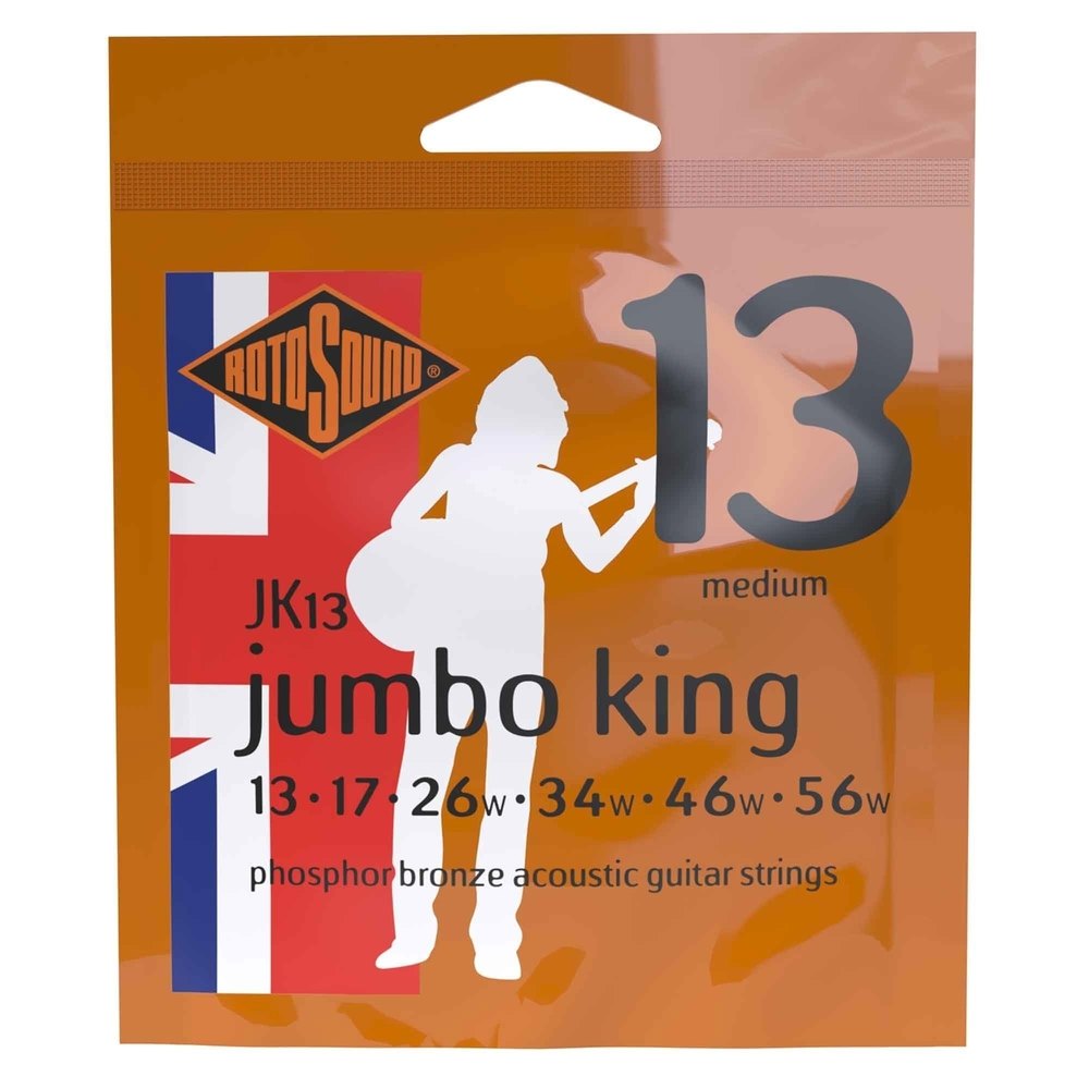 Rotosound Jumbo King JK13 westerngitarrsträngar 13-56