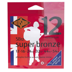 Rotosound Super Bronze SB12 western gitarrsträngar 12-54