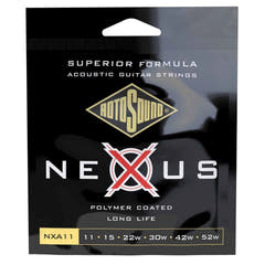 Rotosound strängar för akustisk Gitarrer Nexus Coated - Set Light 11-52 (NXA11)