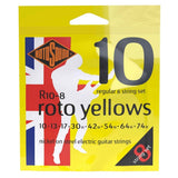 Rotosound Roto Yellows R10-8 strängar till 8-strängad elgitarr 10-74
