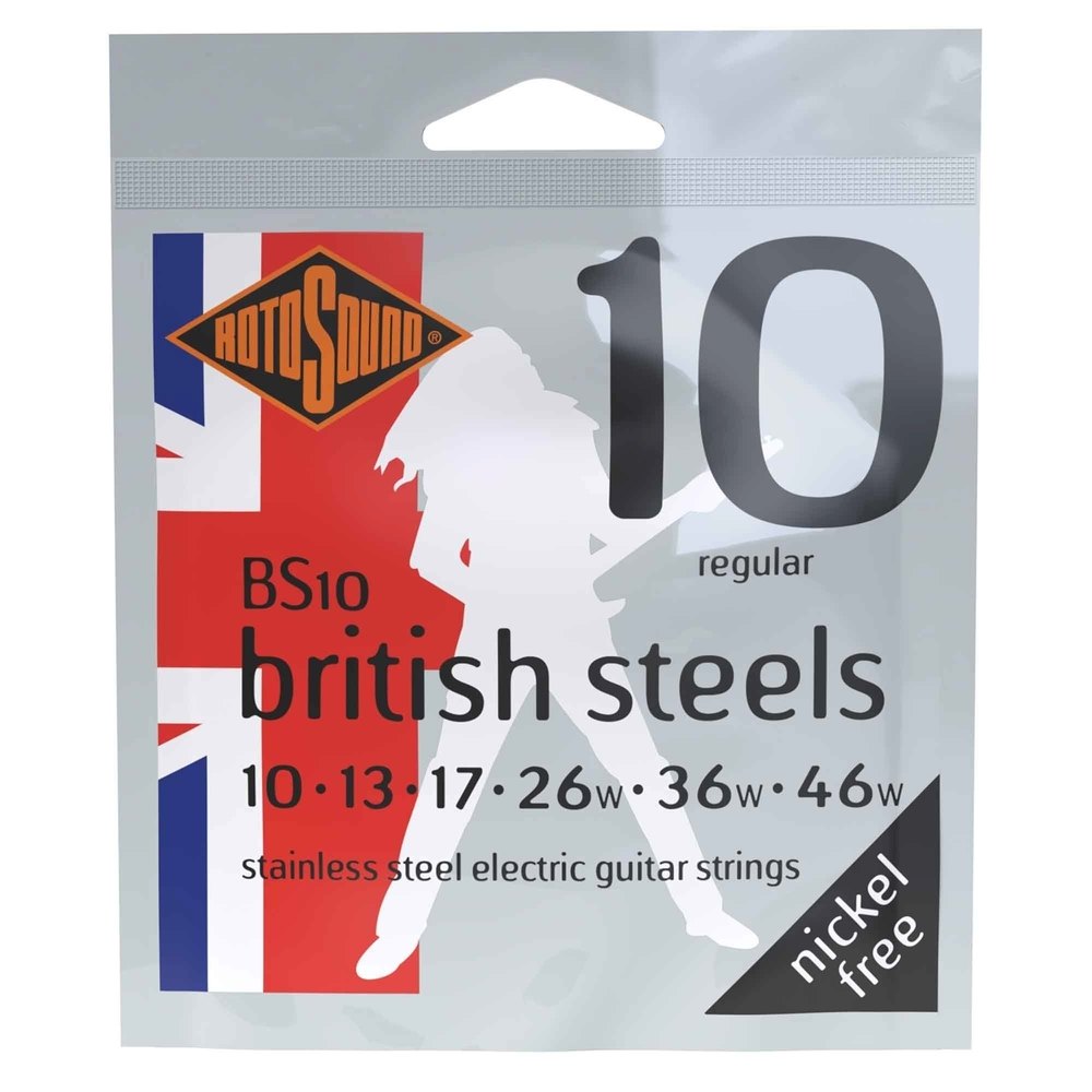 Rotosound British Steels BS10 elgitarrsträngar 10-46