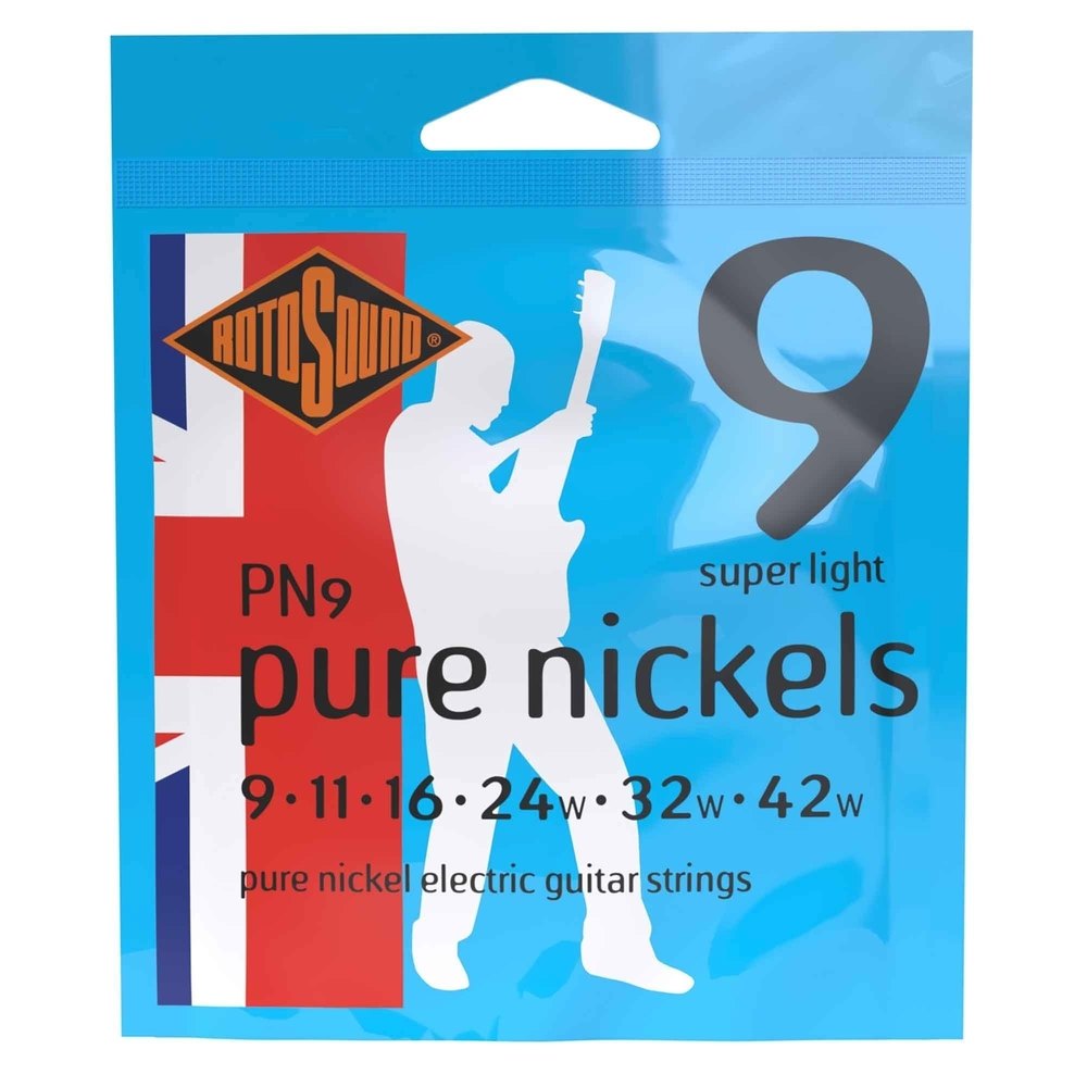Rotosound Pure Nickels PN9 elgitarrsträngar 9-42