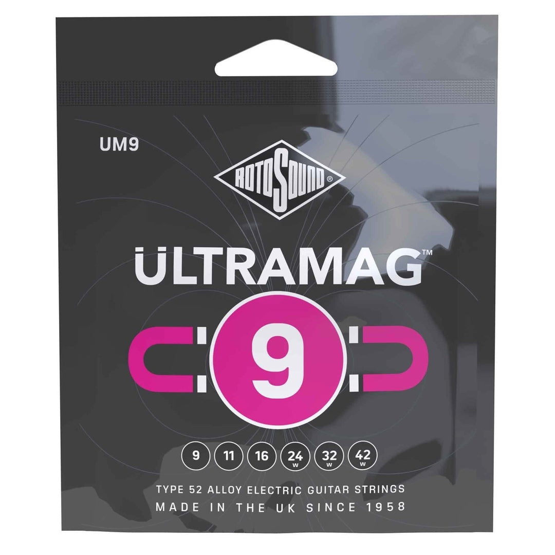 Rotosound Strings for E-guitar Ultramag - Set Super Light 9-42 (UM9)