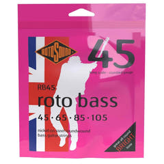 Rotosound E-bass-strängar Roto Bass - set 4-strängad Nickel Standard 45-105 (RB45)