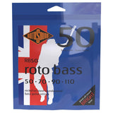 Rotosound E-bass-strängar Roto Bass - set 4-strängad Nickel Heavy 50-110 (RB50)