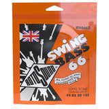 Rotosound elbassträngar Swing Bass 66 - set för 4-strängad Nickel Standard Light 45-100 (RN66LD)