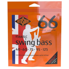 Rotosound elbassträngar Swing Bass 66 - set för 5-strängad rostfritt stål Medium 40-125 (RS665LC)