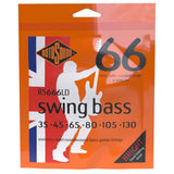 Rotosound elbassträngar Swing Bass 66 - set 6-strängars rostfritt stål Standard 35-130 (RS666LD)