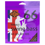 Rotosound E-bassträngar Swing Bass 66 Double Ball End - set 4-str. Medium 45-105 Double Ball (RDB66LD)