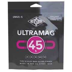 Rotosound E-bassträngar Ultramag - set 5-strängar Standard 45-130 (UM45-5)