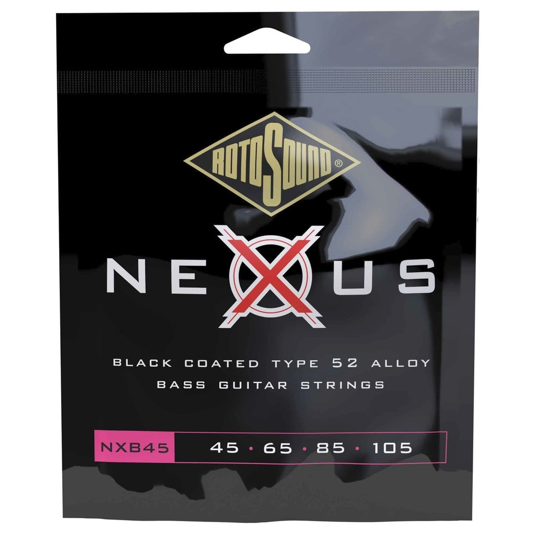 Rotosound elbassträngar Nexus Coated - Set 4-str. Custom 45 65 85 105 (NXB45)