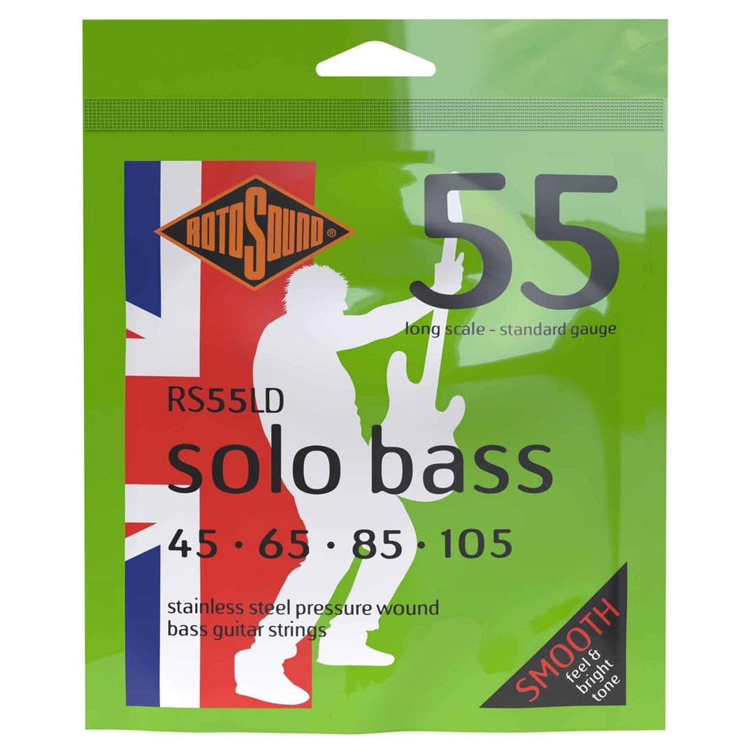 Rotosound E-bassträngar Solo Bass 55 - set 4-strängars Standard 45-105 (RS55LD)