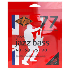 Rotosound Jazz Bass-strängar Jazz Bass 77 - set 4-strängat Short 40-90 //Kort skalalängd (30"/760mm) (RS77S)