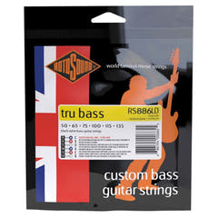 Rotosound elbassträngar Tru Bass 88 - Set 6-strängad Long 50-135, Long scale: mensurlängd (34"/860mm) - till medium (32"/810mm) (RS886LD)
