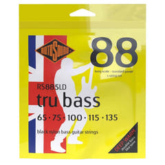 Rotosound Elbassträngar Tru Bass 88 - Set 5-strängad Long 65-135; Long scale: scale length (34"/860mm) - till medium (32"/810mm) (RS885LD)