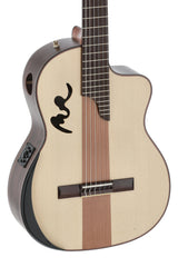 Manuel Rodriguez elektroakustisk Café Cortado Cutaway - indisk rosenträ (satin)