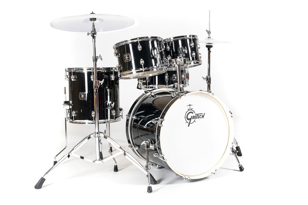 Gretsch Energy trumset 20", Black, utan cymbaler, 4 delar hardware