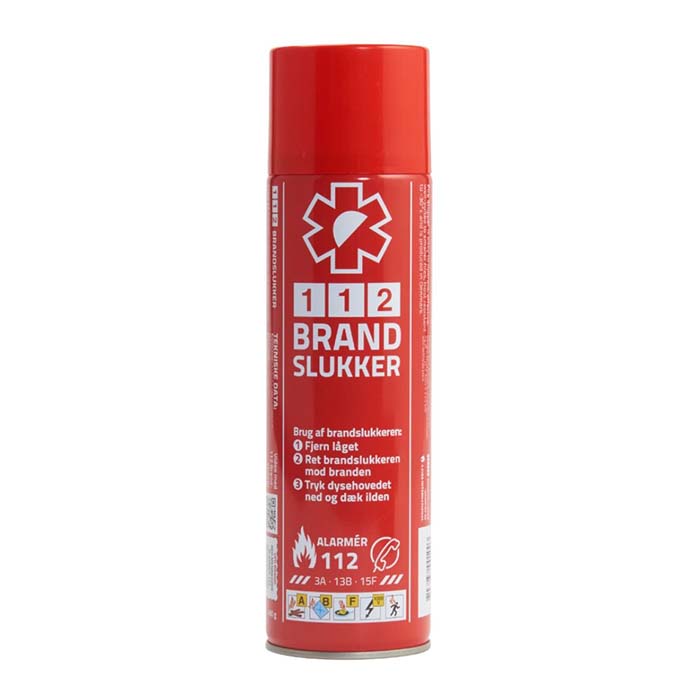 112 Brandsläckare 400 ml. inkl. neoprenväska