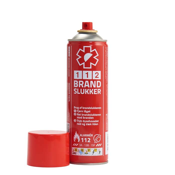 112 Brandsläckare 400 ml. inkl. neoprenväska