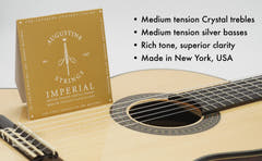 Augustine strängar för klassisk gitarr Imperial Crystal Nylon medium - Set Imperial Red (medium/medium)
