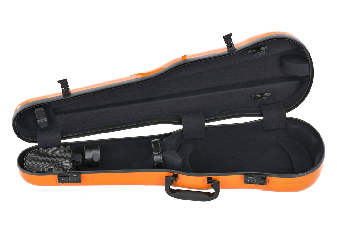 GEWA Formgjutna Fioler-fodral Air 1.7 - Orange högblank