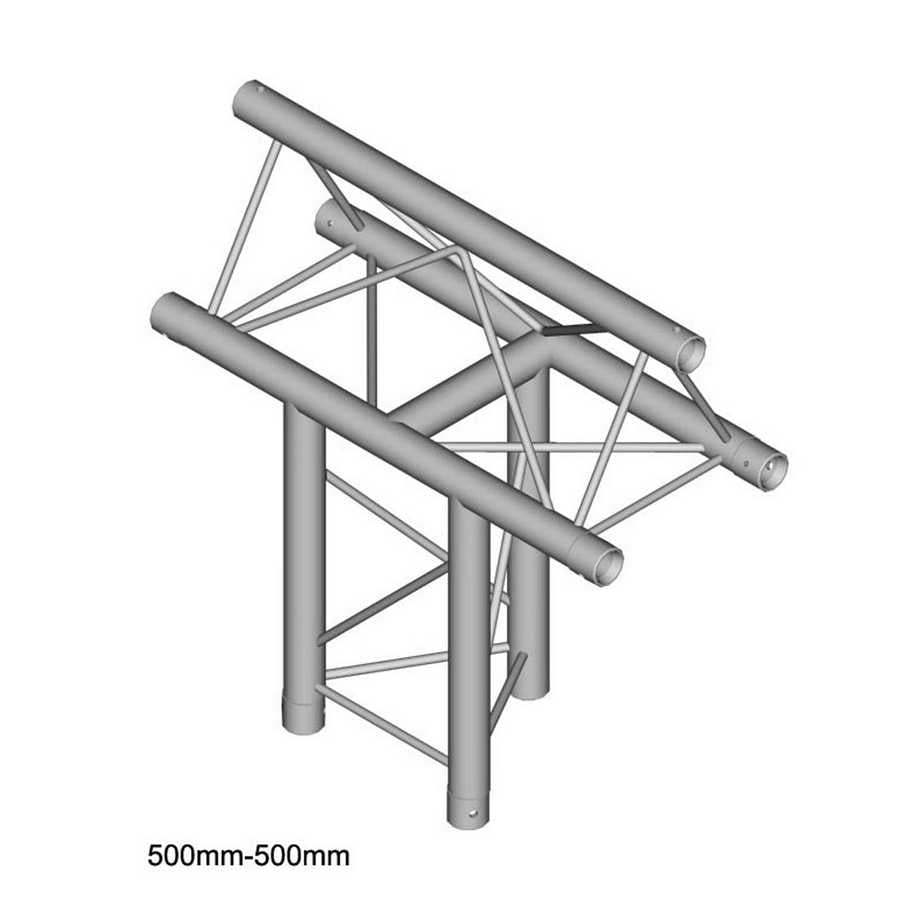 DuraTruss DT 23-T37V 3-vägs vertikalt T-stycke