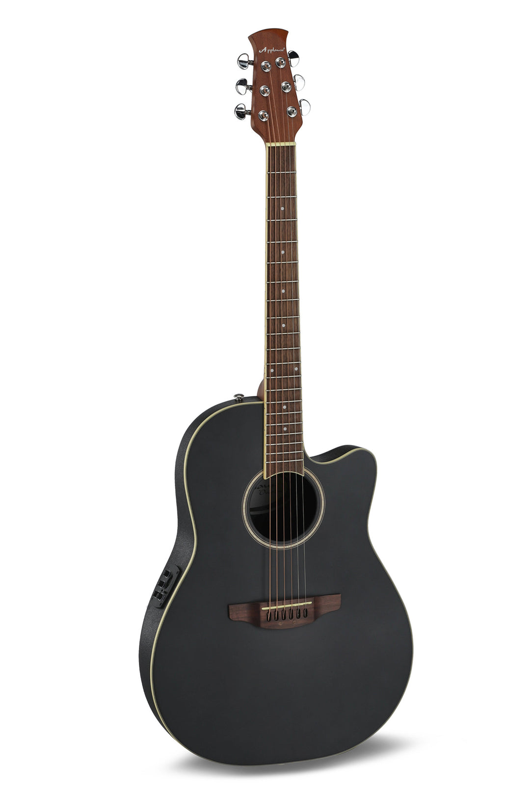 Applause E-akustisk Gitarrer AB24II CS Mid Cutaway - svart satin (AB24-5S)