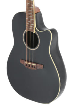 Applause E-akustisk Gitarrer AB24II CS Mid Cutaway - svart satin (AB24-5S)