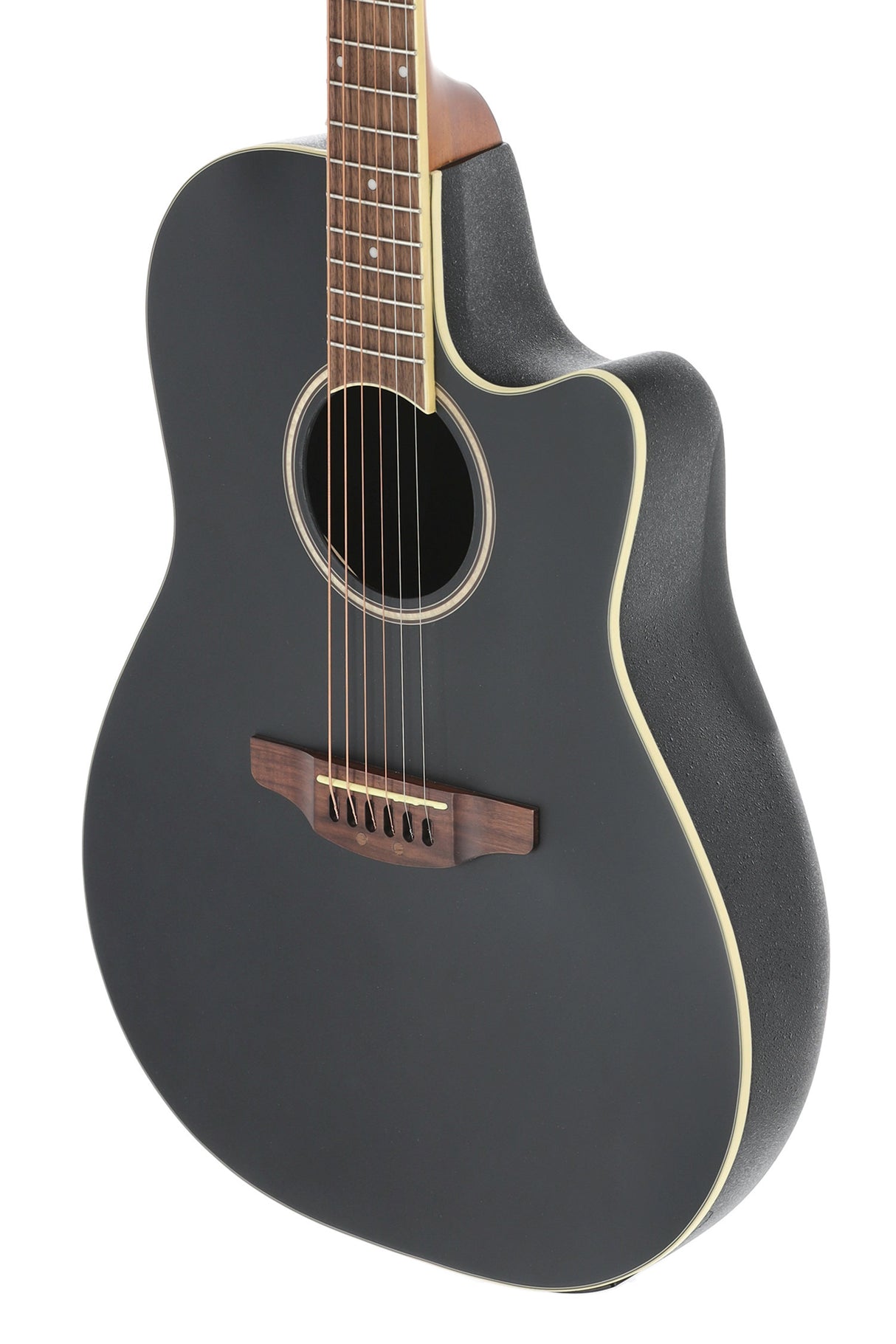 Applause E-akustisk Gitarrer AB24II CS Mid Cutaway - svart satin (AB24-5S)