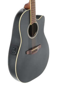 Applause E-akustisk Gitarrer AB24II CS Mid Cutaway - svart satin (AB24-5S)