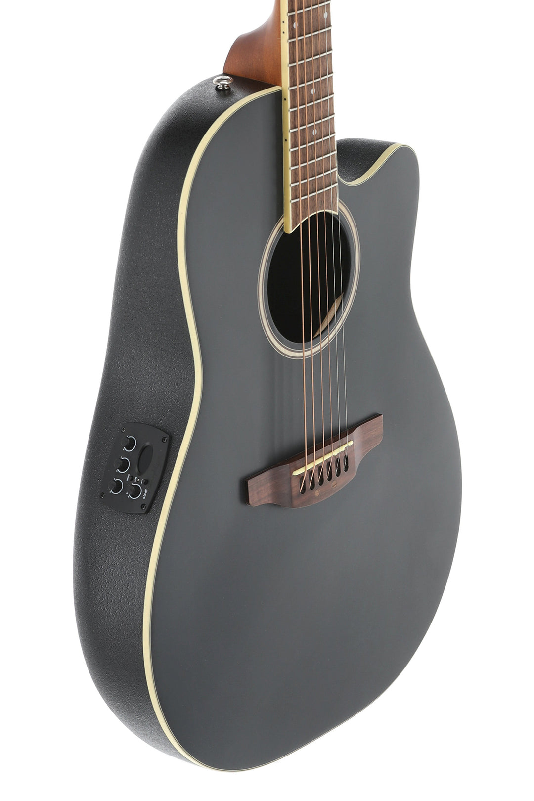Applause E-akustisk Gitarrer AB24II CS Mid Cutaway - svart satin (AB24-5S)