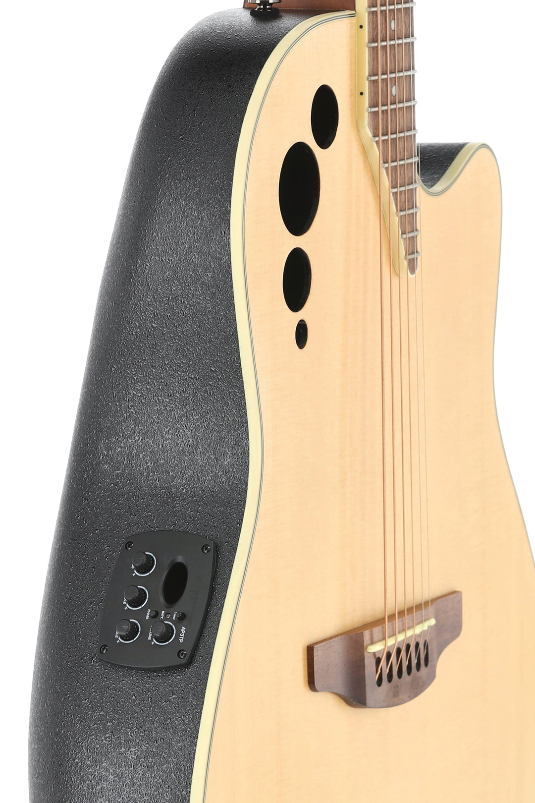 Applause E-akustiska Gitarrer AE44II Mid Cutaway - Naturlig satin (AE44-4S)