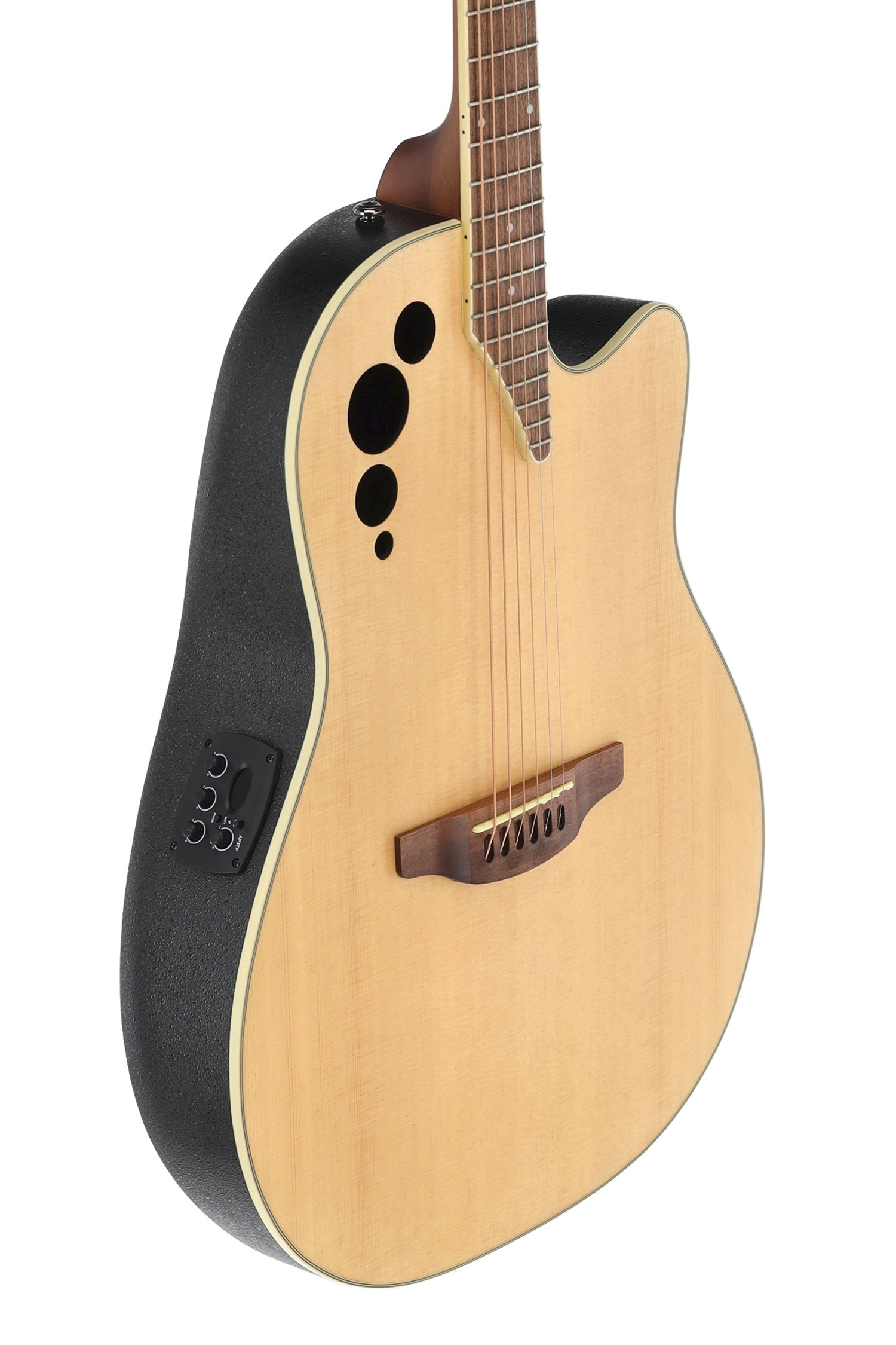 Applause E-akustiska Gitarrer AE44II Mid Cutaway - Naturlig satin (AE44-4S)