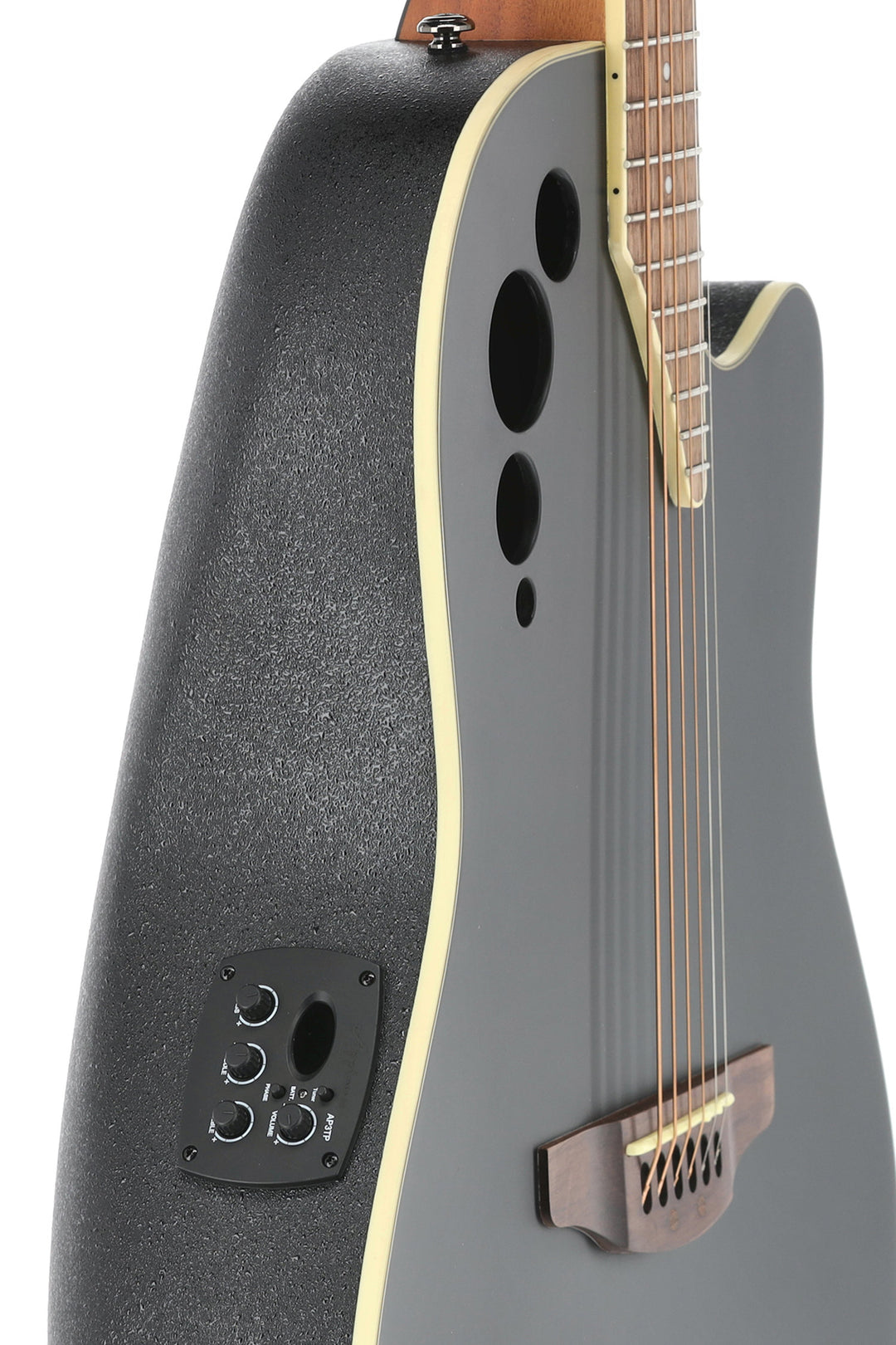 Applause E-akustisk Gitarrer AE44II Mid Cutaway - Svart satin (AE44-5S)