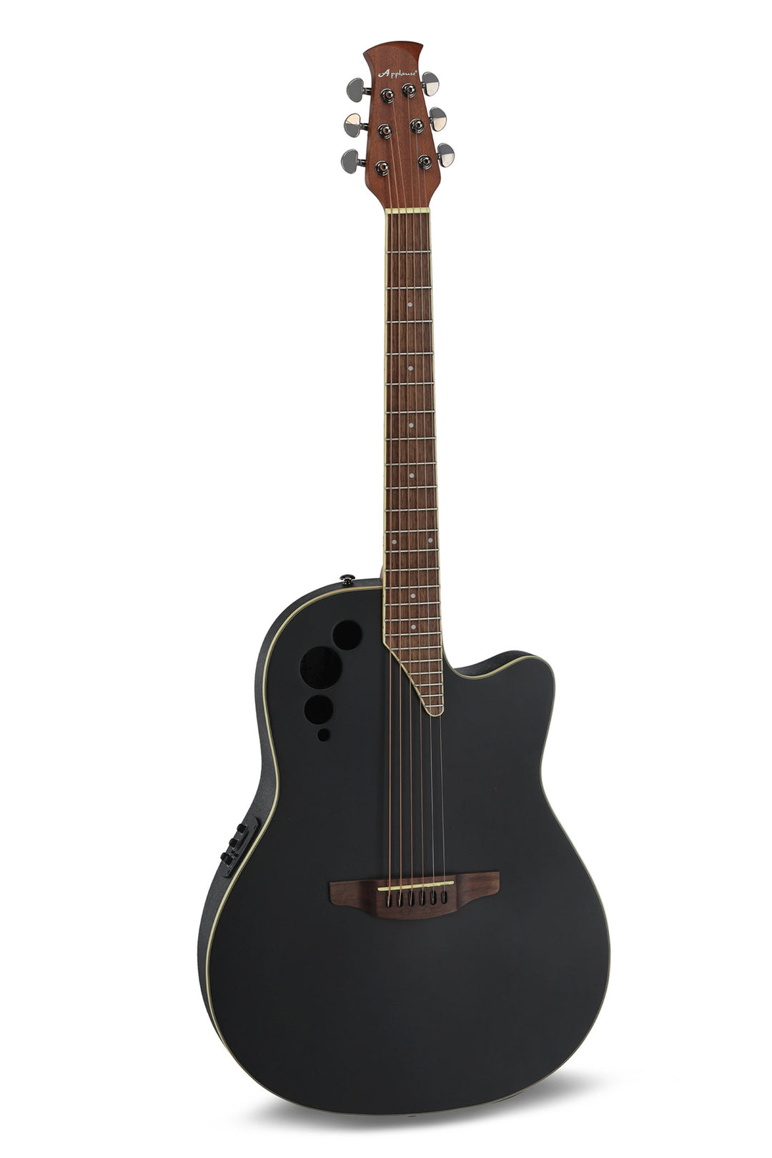 Applause E-akustisk Gitarrer AE44II Mid Cutaway - Svart satin (AE44-5S)