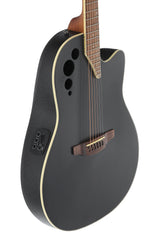Applause E-akustisk Gitarrer AE44II Mid Cutaway - Svart satin (AE44-5S)