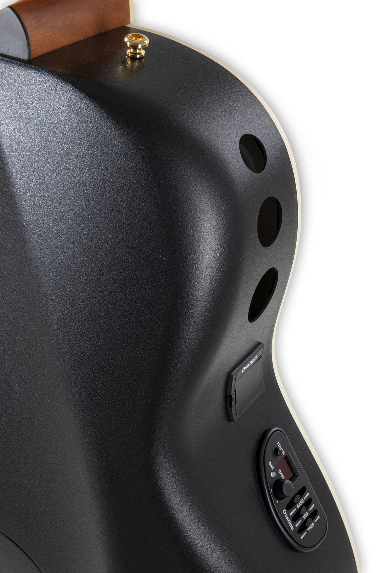 Ovation E-akustiska Gitarrer Celebrity Elite Deluxe Deep Contour - Peach Burst satin (CDX40-PB-G)