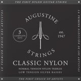 Augustine-strängar för klassisk gitarr Classic Label - 3 x set Classic Black (normal/låg)