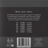 Augustine-strängar för klassisk gitarr Classic Label - 3 x set Classic Black (normal/låg)