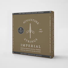 Augustine Strängar för klassisk gitarr Imperial Crystal Nylon medium - 3 x Set Imperial Red (medium/medium)