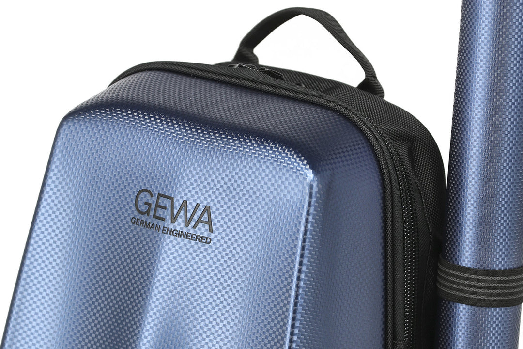 GEWA ryggsäck för fodral till Fioler Space Bag - Blue 4/4 - 3/4 (33 x 67 (with bow case 79 ) x 19 cm)