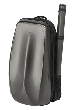 GEWA ryggsäck för fodral till Fioler Space Bag - Titanium 1/2 - 1/4 (33 x 63 (with bow case 66 ) x 19 cm)
