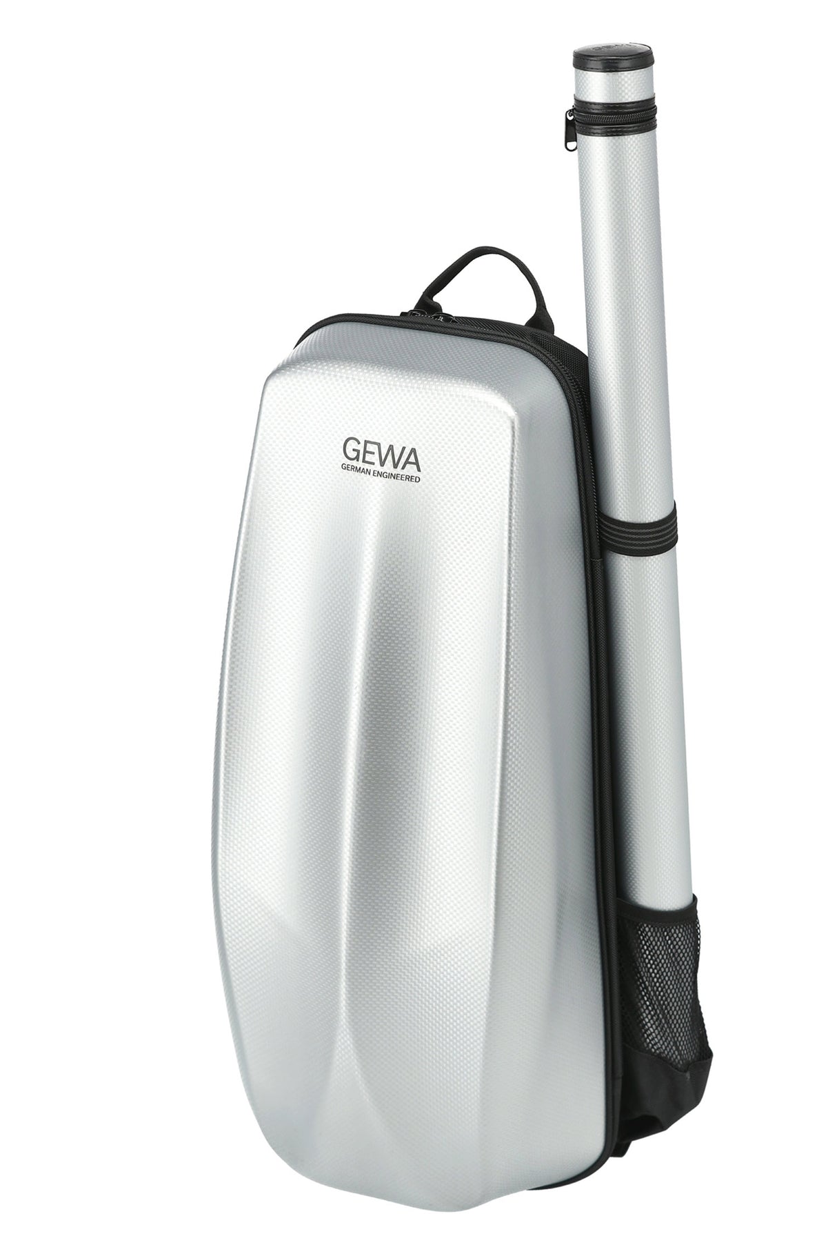 GEWA ryggsäck för fodral till Fioler Space Bag - Silver 4/4 - 3/4 (33 x 67 (with bow case 79 ) x 19 cm)