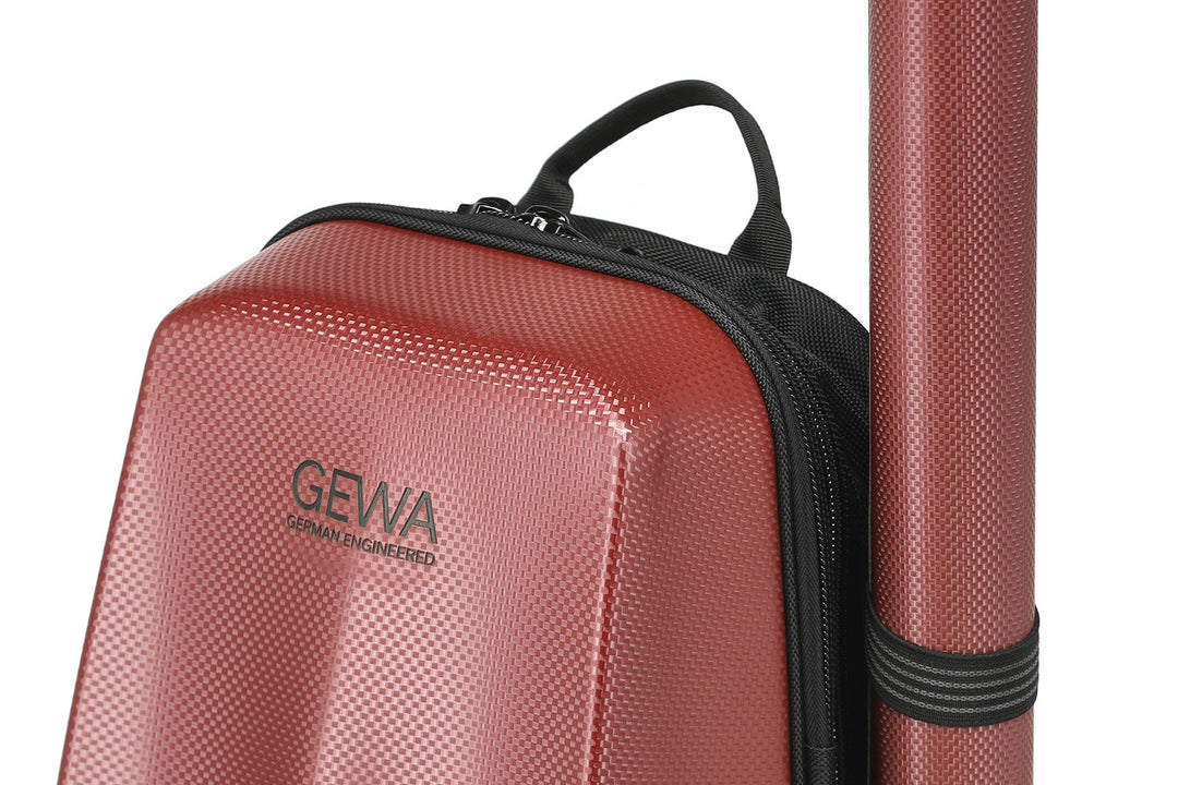 GEWA ryggsäck för fodral till Fioler Space Bag - Red 4/4 - 3/4 (33 x 67 (with bow case 79 ) x 19 cm)